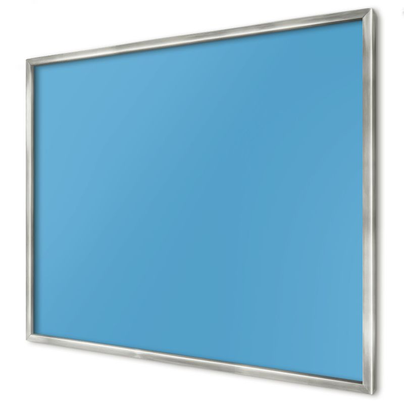 Tablica magnetyczna do salonu Wallfluent 80x60 Błękit wody w srebrnej ramie 1szt