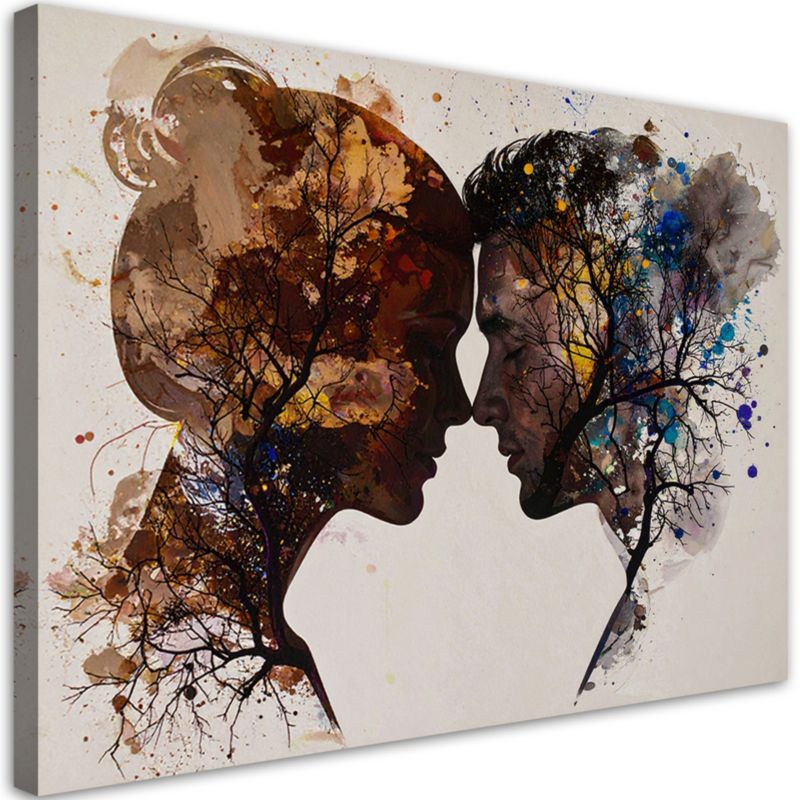 Obraz do salonu sypialni kuchni biura Feeby Para zakochanych miłość 90x60cm 1szt