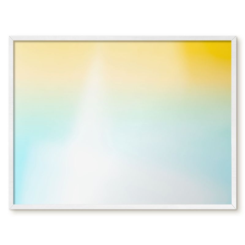 Tablica Magnetyczna Dekoracyjna Ścienna Tulup 80x60 cm Pastelowy relaks - Biała rama Do sypialni, salonu 1 szt.