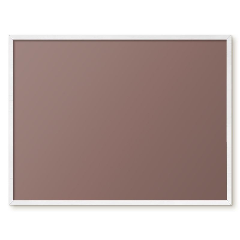 Tablica Magnetyczna Tulup 80x60 cm Pastelowy brązowy - Biała rama Do salonu, sypialni 1 szt.