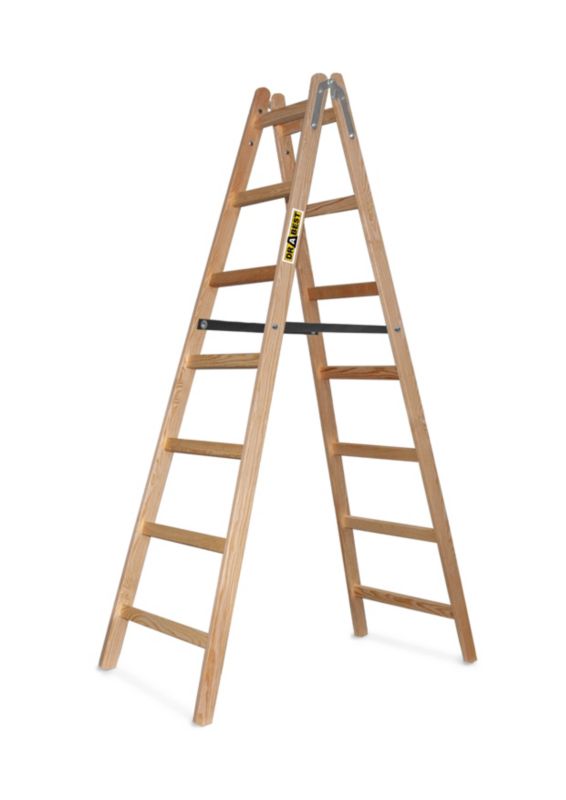 Drabina drewniana malarska 2x7 DRABEST 7 stopni, 1 szt.