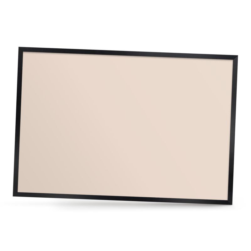 Tablica magnetyczna do salonu ArtPrintCave 60x40 Ciepły beżowy w czarnej ramie 1szt