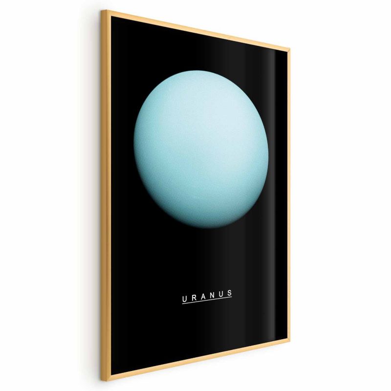 Plakat Artgeist Uran 29,7x42 cm z ramą złotą bez marginesu 1 szt