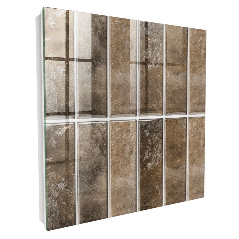Szafka Na Klucze Tulup 30x30 cm Ciepłe płytki - Biała - Otwierana na prawo 1 szt.
