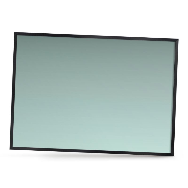 Tablica magnetyczna do salonu ArtPrintCave 70x50 Turkusowy gradient w czarnej ramie 1szt