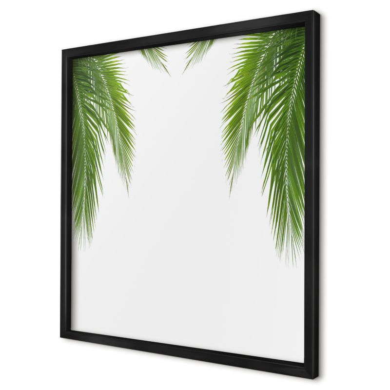 Magnetyczna tablica ozdobna Wallfluent 50x50 Egzotyczna natura w czarnej ramie 1szt