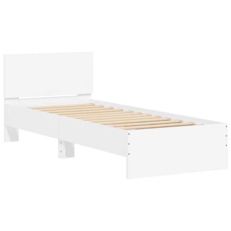 Łóżko drewniane WaszeMeble 75x190 cm biała WM-838659 1 szt.