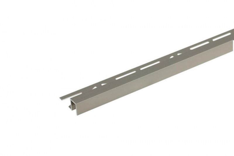 Profil do glazury aluminiowy krawędziowy 2500x9x8mm Cezar Tytan 1 szt.