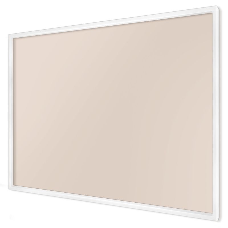 Tablica magnetyczna ozdobna Wallfluent 100x70 Ciepły beżowy w białej ramie 1szt