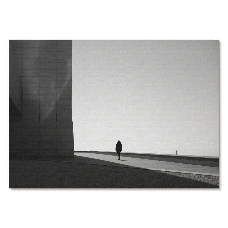 Plakat na Ścianę Tulup 29,7x21 cm (A4) Minimalistyczna scena Do salonu, biura, przedpokoju 1 szt.