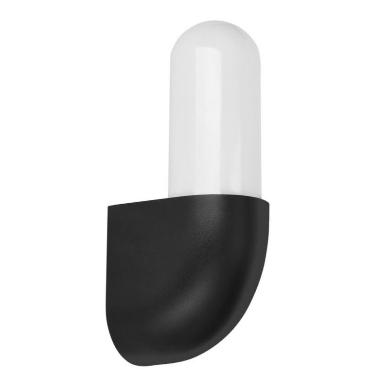 Kinkiet ścienny zewnętrzny Candellux Gynura czarny-opal 1 x GU10 x 35W IP65 wym: 22 x 9,5 x 7 cm - 1 szt.