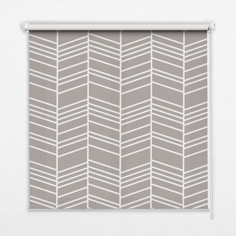 Roleta Z Nadrukiem Tulup 80x140 cm Białe Jodły Montaż do ściany/sufitu 1 szt.