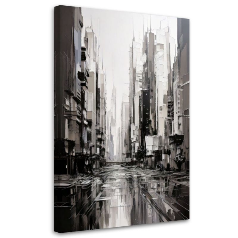 Obraz na płótnie Feeby Miasto Architektura Miejski Pejzaż 60x90cm 1szt