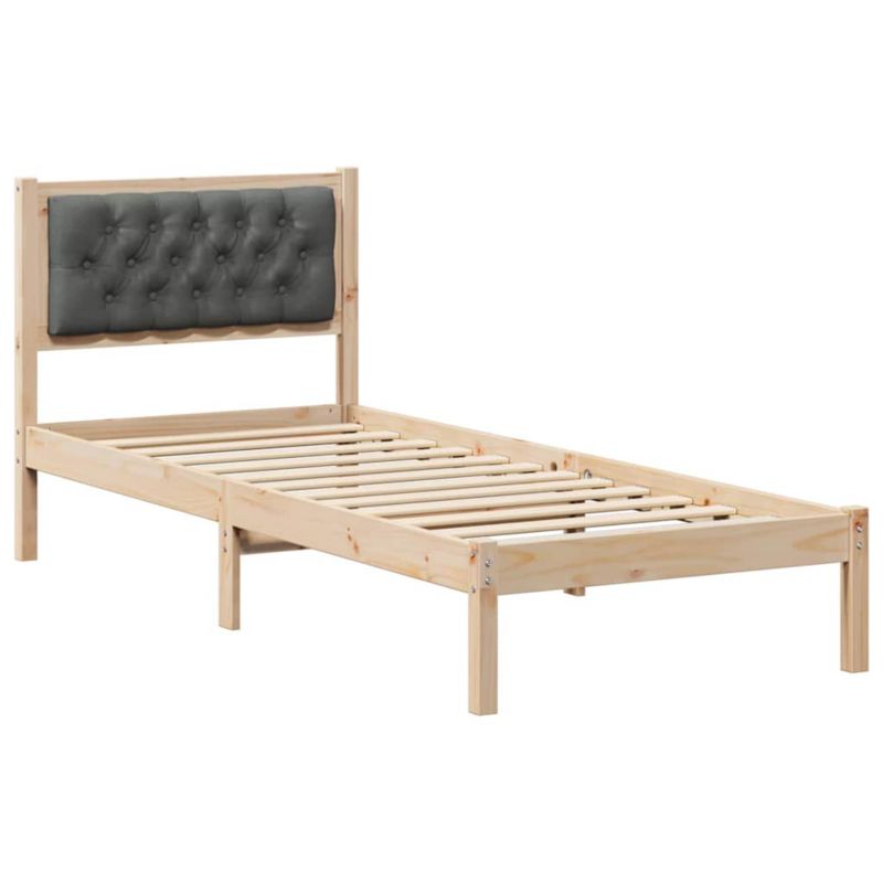 Łóżko Drewniane WaszeMeble 80x200 cm Brązowe WM-878220 1 szt.