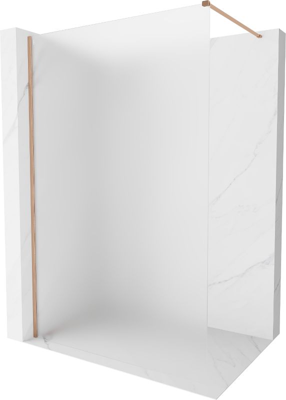 Ścianka prysznicowa walk-in Mexen Kioto-X szron miedź szczotkowana 50x200 cm 800-050-101-65-30-X 1 szt.