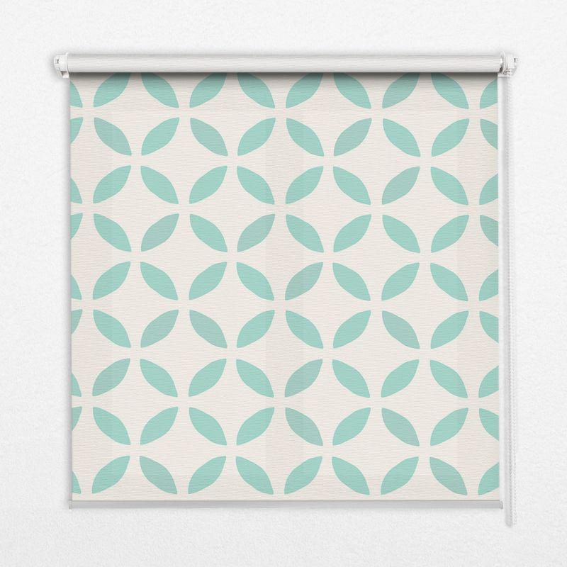 Roleta Z Nadrukiem Tulup 150x140 cm Beżowy Wzór Montaż do ściany/sufitu 1 szt.