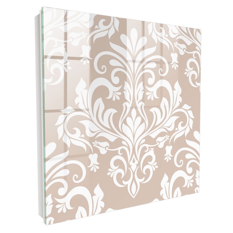 Skrzynka Na Klucze Tulup 30x30 cm Elegancka symetria - Biała - Otwierana na prawo 1 szt.