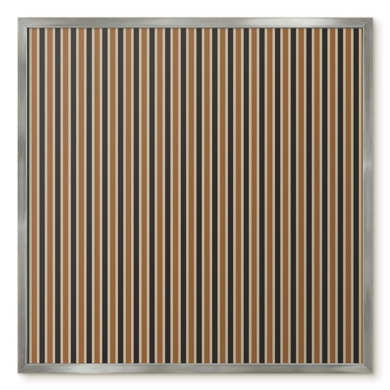 Tablica Do Magnesów Tulup 50x50 cm Geometryczny wzór 1 - Srebrna rama Do salonu, przedpokoju 1 szt.