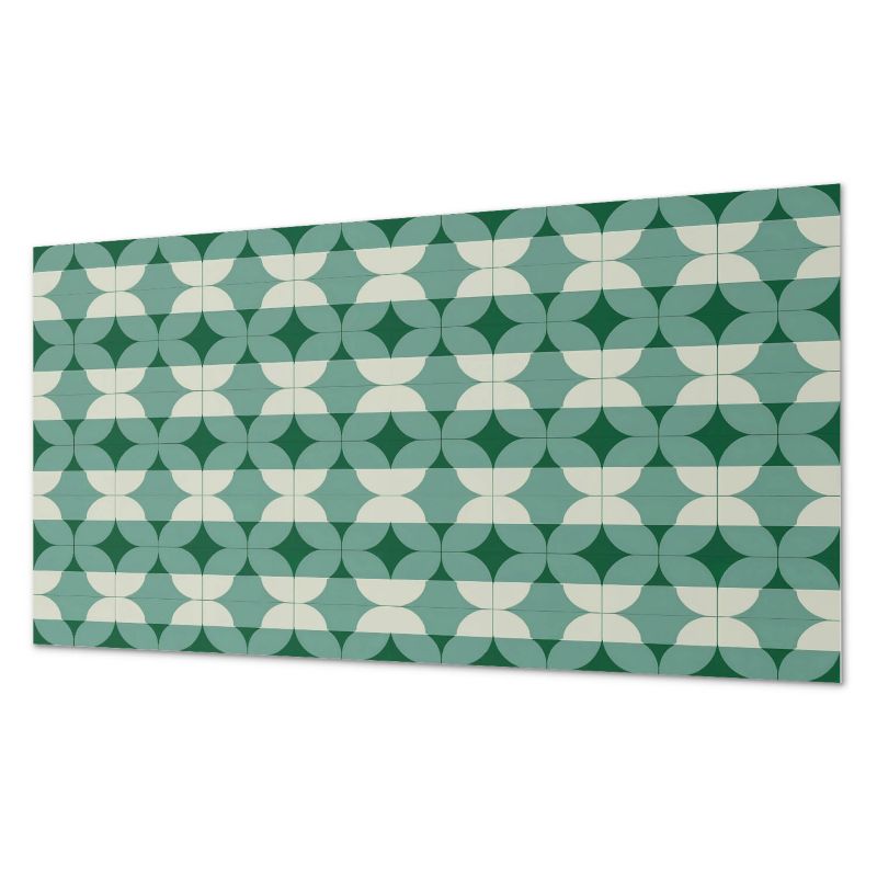 Ścienne Kafelki PCV ArtPrintCave 60x30 cm Geometria falistych kształtów 6 szt.