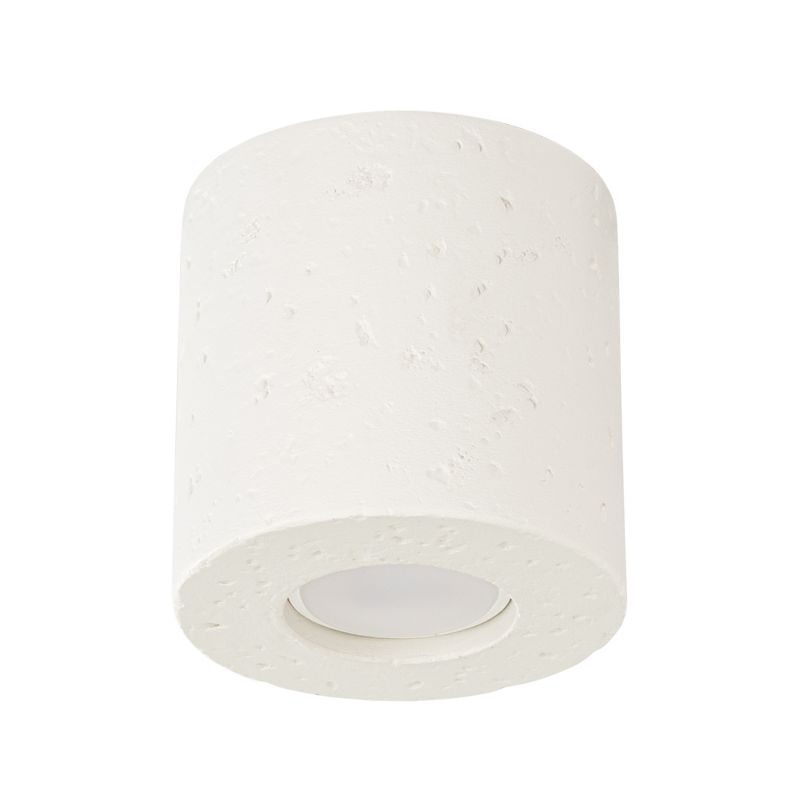 Reflektor sufitowy betonowy Sollux Lighting ORBIS beżowy 1xGU10x10W IP20 wym:10x10x10cm - 1 szt.