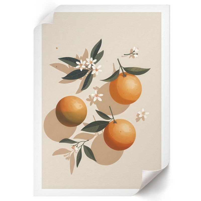 Plakat Ścienny ArtPrintCave 21x29,7 cm Pomarańcze ilustracja Modern Axis 1 szt.