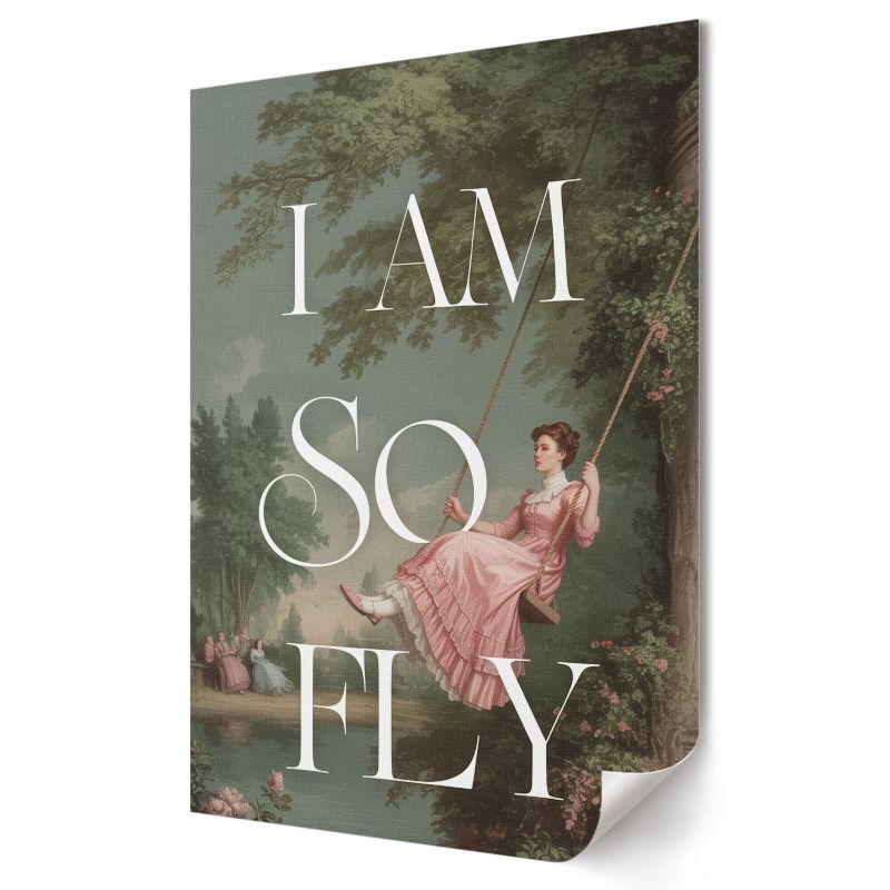 Plakat Wallfluent Format A3 I am so fly Formacja Artystyczna Manufaktura Sztuki 1 szt.
