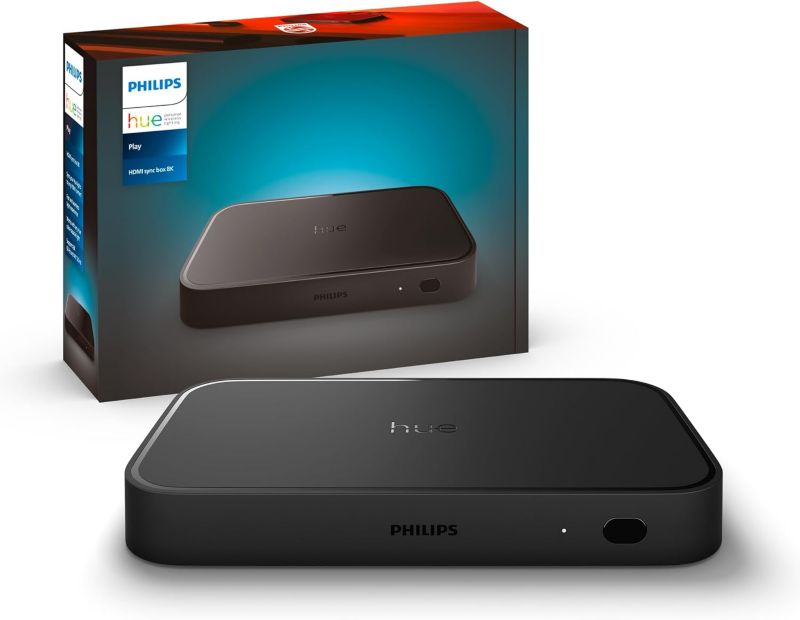 Centralka Philips HUE Sync Box HDMI 2.1 8K 4K Czarna Inteligentna 1 szt.