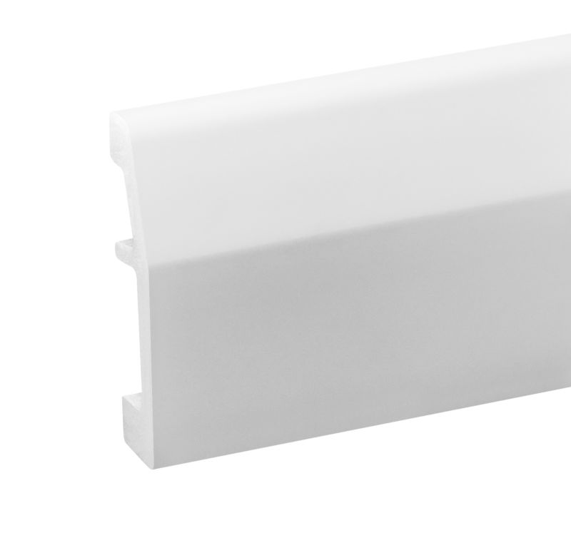 Listwa przypodłogowa Cezar Biały mat 2440x69x14mm HDPS 1 szt.