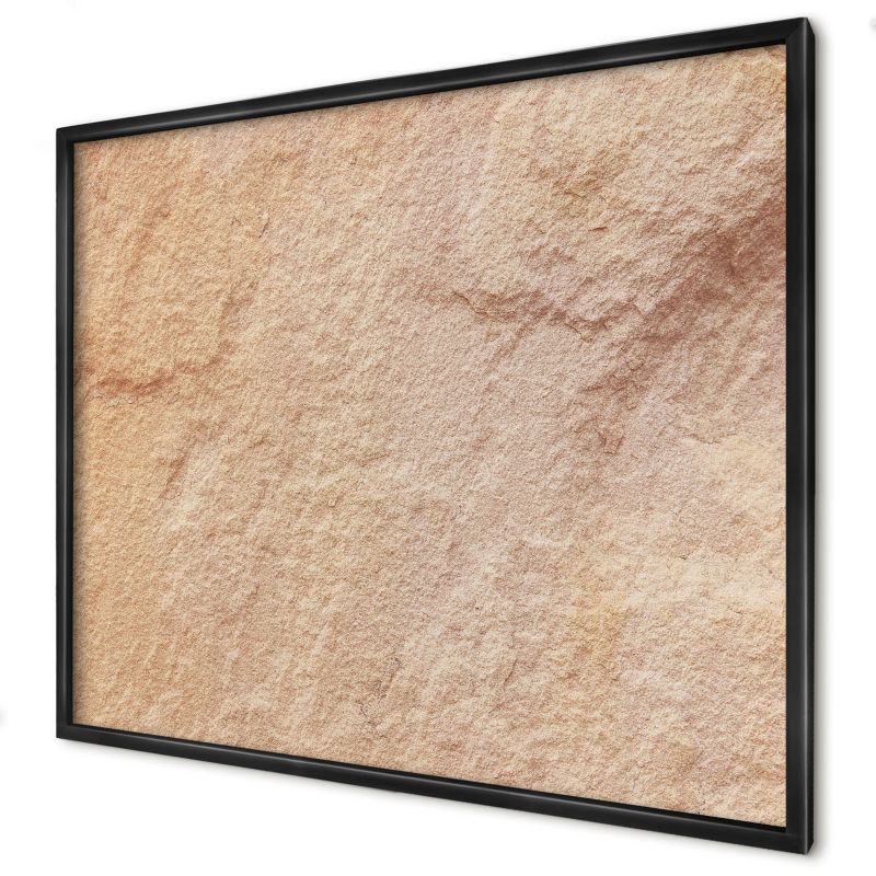 Ozdobna tablica magnetyczna Wallfluent 80x60 Kamień tekstura w czarnej ramie 1szt