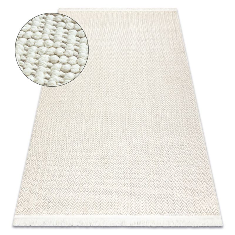 Dywan Nano RugsX 120x170 cm biały E265 1 szt.