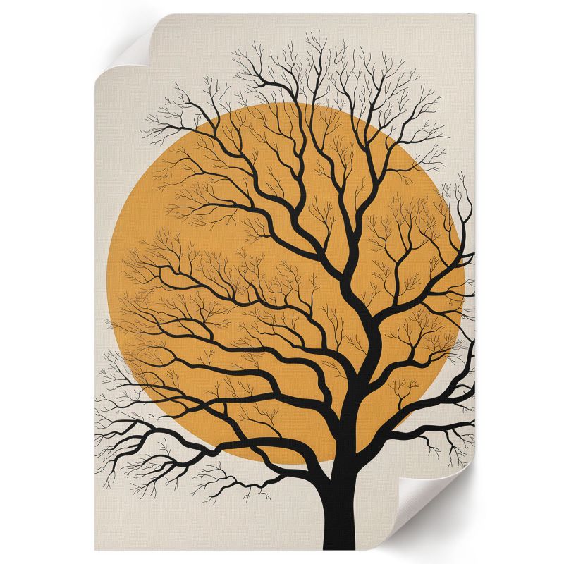 Plakat Do Sypialni ArtPrintCave 59,5x84 cm Abstrakcyjne drzewo Dominika Kubiak 1 szt.