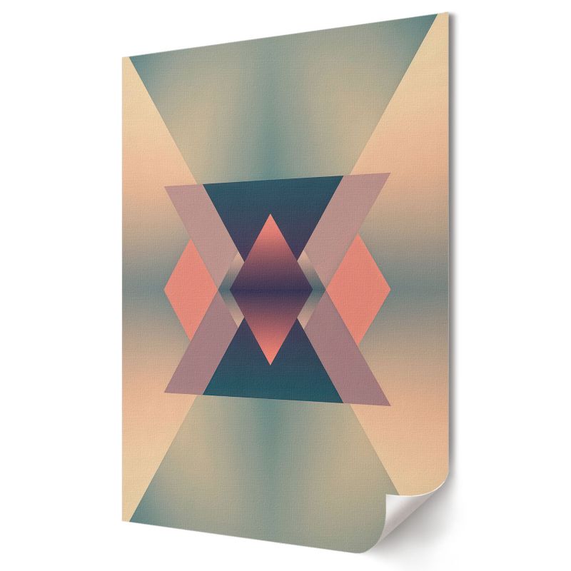 Plakat na ścianę Wallfluent Format A4 Pastelowa geometria Artysta Kangaroo 1 szt.
