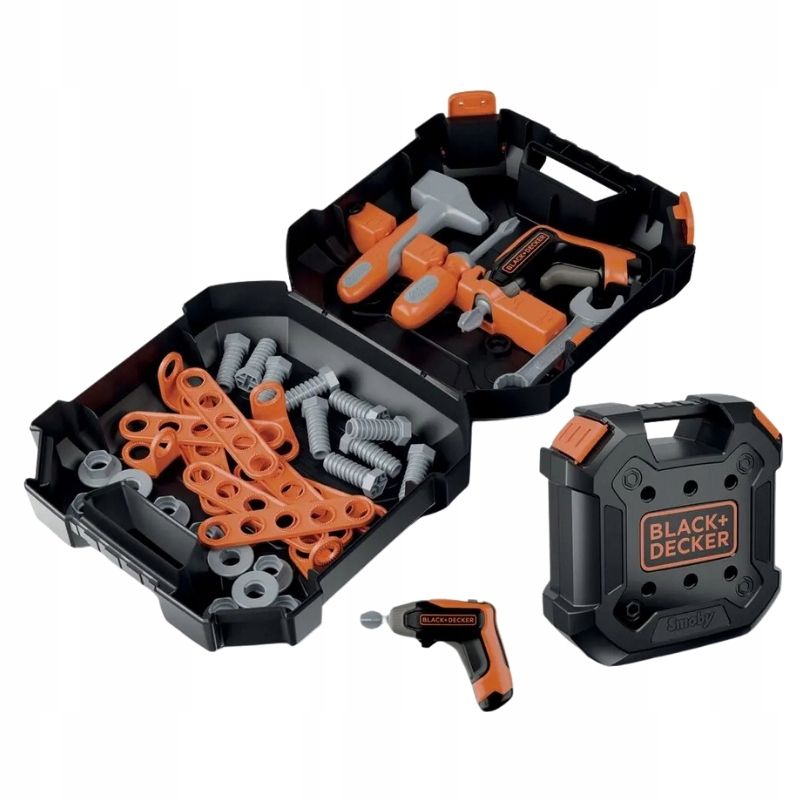 Zestaw narzędzi dla dzieci Smoby Black&Decker z walizką 1 kpl.