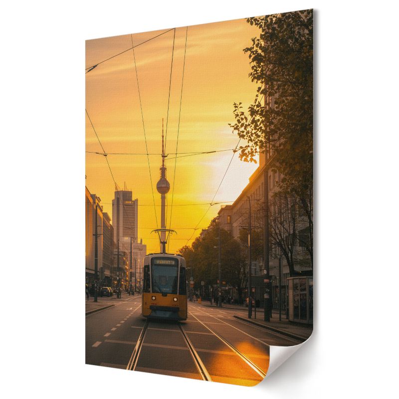 Plakat Wallfluent Format A1 Miejski tramwaj Artysta Kometa 1 szt.
