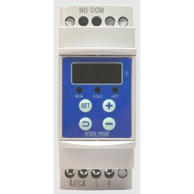 Termostat SMM 9050, sterowanie ogrzewaniem/chłodzeniem, szyna DIN, Grand Meyer, 1 szt.