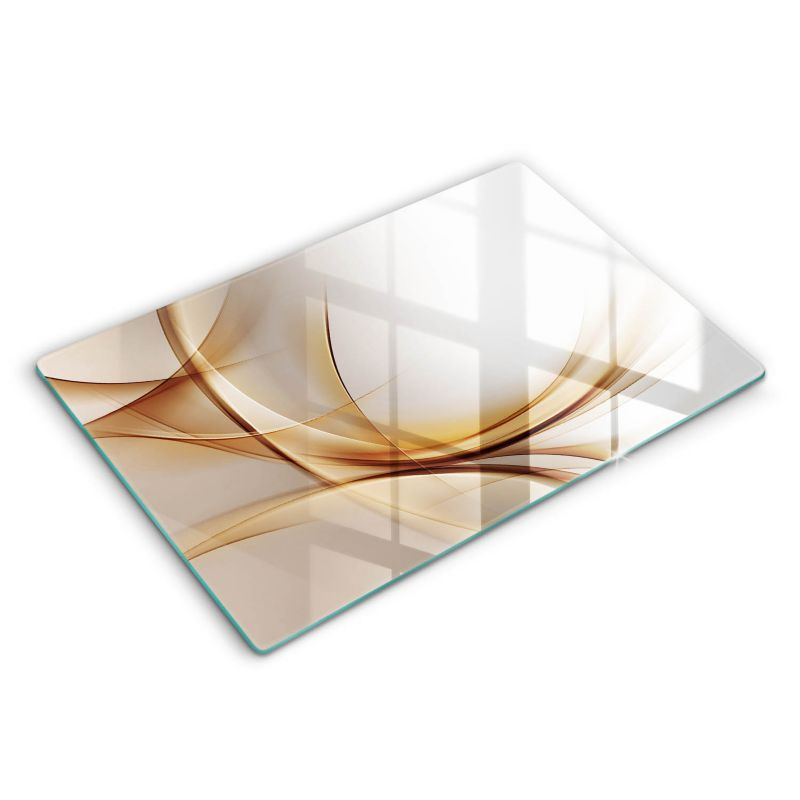 Szklana deska do krojenia Wallfluent 80x52 cm Abstrakcja kształty 1 szt.