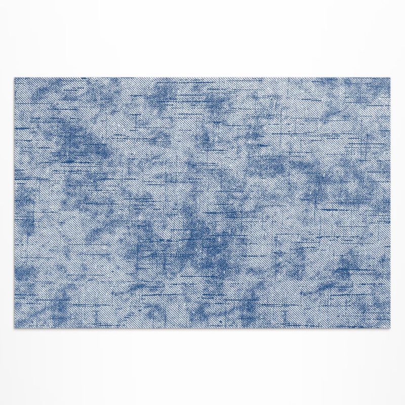 Dywan Winylowy Zewnętrzny Wallfluent 150x225 cm Imitacja tkaniny jeansowe tło 1 szt.
