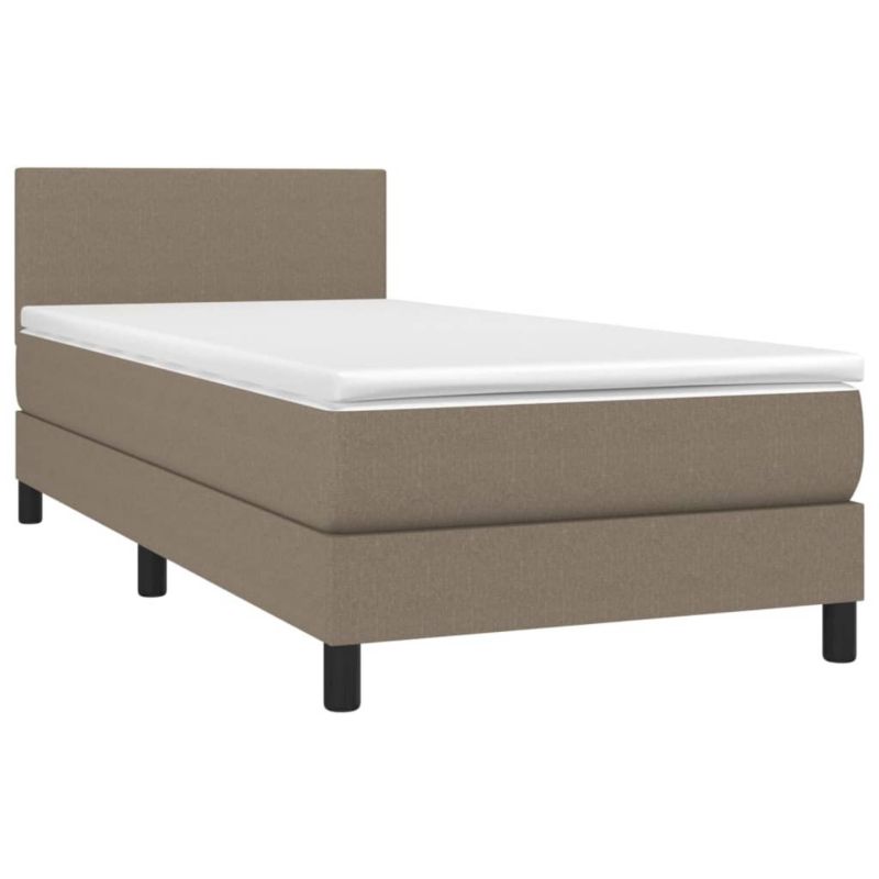 Łóżko kontynentalne WaszeMeble 90x200 cm Brązowe WM-3139869 1 szt.