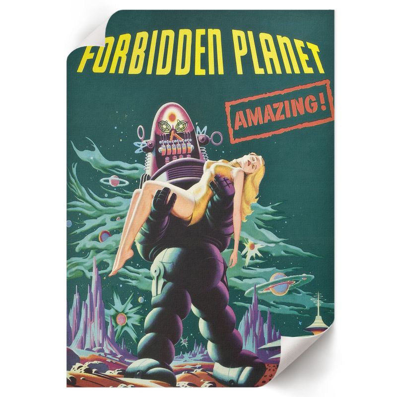 Wydruk Na Płótnie ArtPrintCave 42x59,5 cm Zakazana planeta anonim 1 szt.