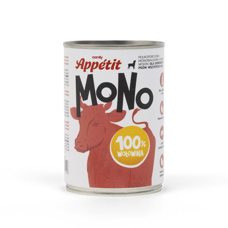 Karma mokra dla psa Comfy Appetit Mono wołowina 400 g