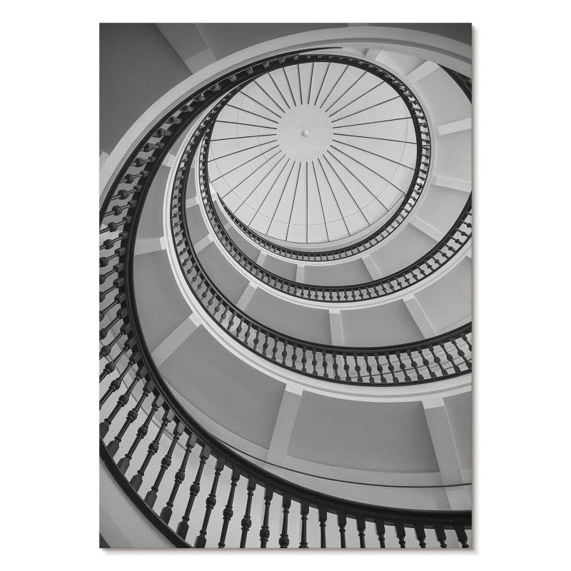 Plakat na Płótnie Tulup 42x59,4 cm (A2) Spiralne schody Do biura, salonu, przedpokoju 1 szt.