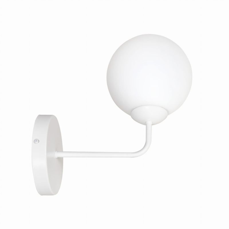 Kinkiet ścienny Emibig Pregos biały 1 x E14 x 10W IP20 wym: 17 x 14 cm - 1 szt.