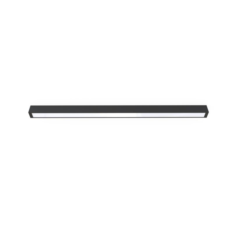 Plafon sufitowy lampa Nowodvorski Lighting Straight czarno-biały 1 x T8/G13 x 22W IP20 wym: 6,5 x 5,5 x 122 cm - 1 szt.