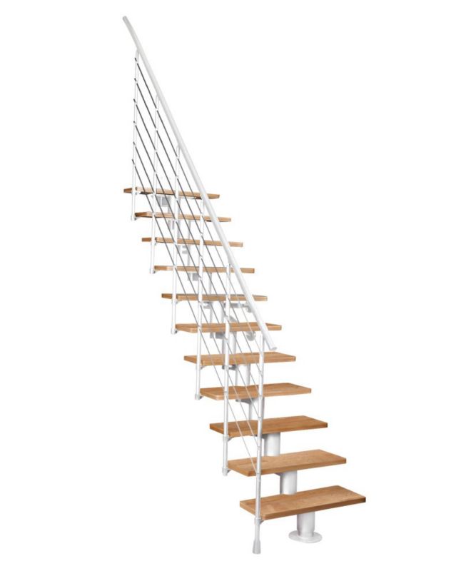 Schody Atrium Dixi RAL 9003 Dąb 13 Elementów 1 szt.