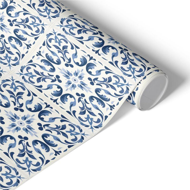 Folia Meblowa Tulup 75x150 cm Kafelkowy wzór Do Sypialni I Garderoby 1 rol.