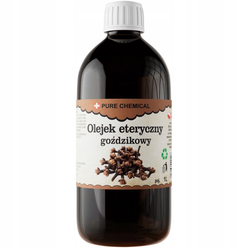 Olejek goździkowy Pure Chemical naturalny eteryczny do aromaterapii 1000ml 1l 1szt.