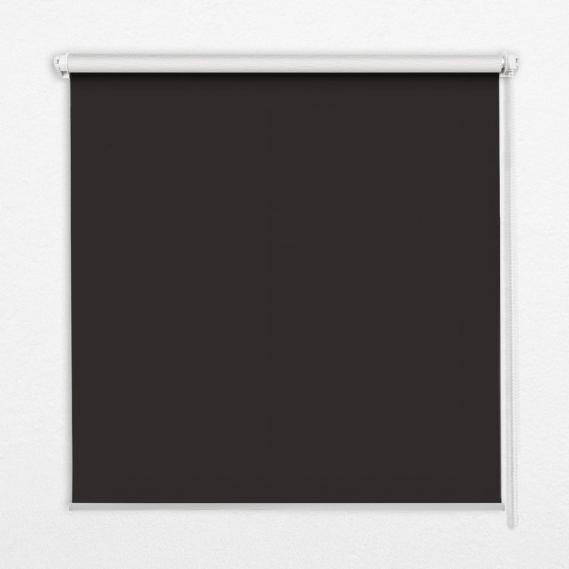 Roleta Wzorzysta Tulup 60x140 cm Czarny Montaż do ściany/sufitu 1 szt.