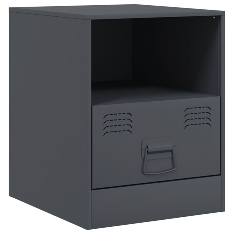 Szafka nocna WaszeMeble metalowa szara WM-841755 1 szt.