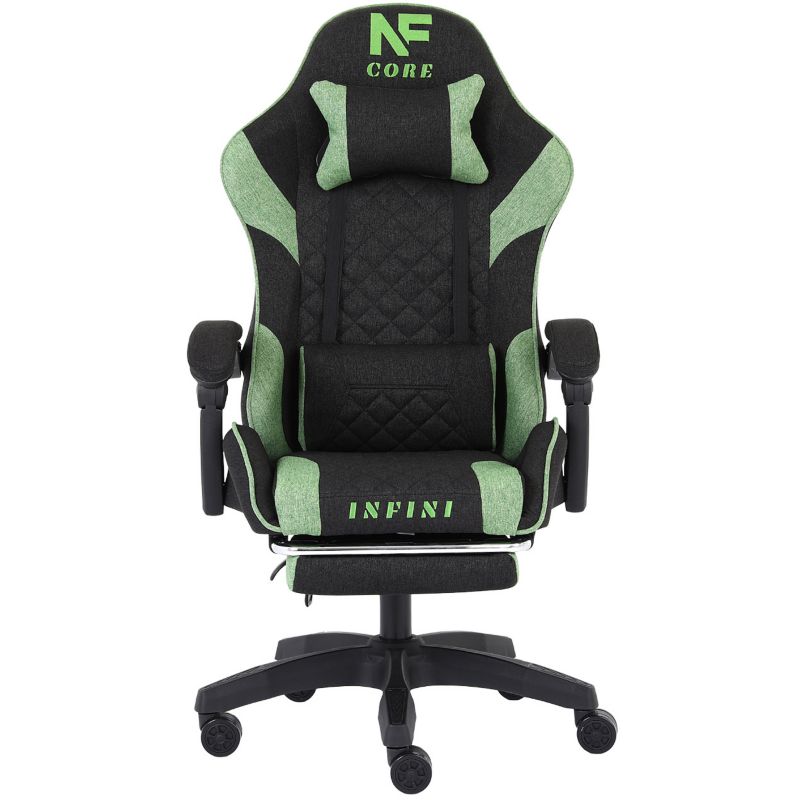 Fotel gamingowy Infini Core Black/Green 1szt