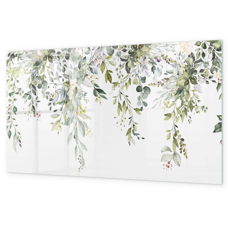 Tablica Suchościeralna Magnetyczna Tulup 120x60 cm Kwitnąca natura Na notatki i zdjęcia Czarny marker 1 kpl